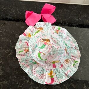 Mud Pie Ruffled Mermaid Toddler Bucket Hat-Excellent